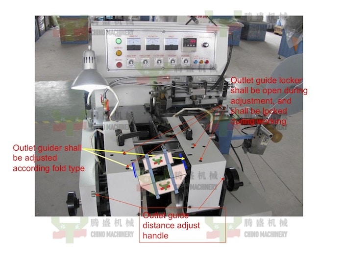 garment label cutting and folding machine operation guide 27