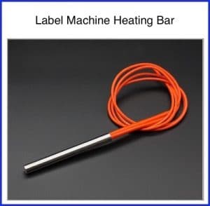 label fold tool heating bar