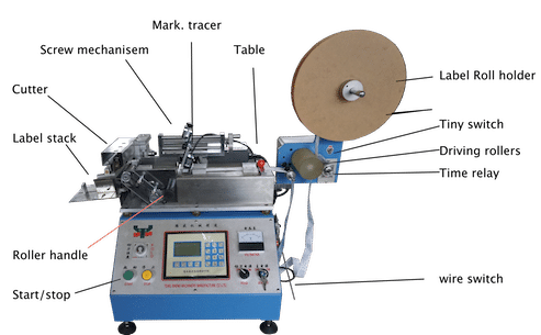 YS-6400 portable printed garment label cutting machine