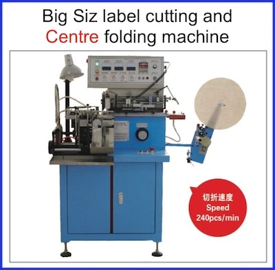 YS-4200 Big size label cutting and centre folding machine