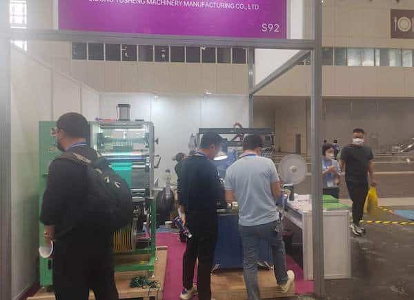 chino flexo printing machine cutting folding machine on dtc2023